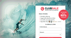 Desktop Screenshot of clubsale.com
